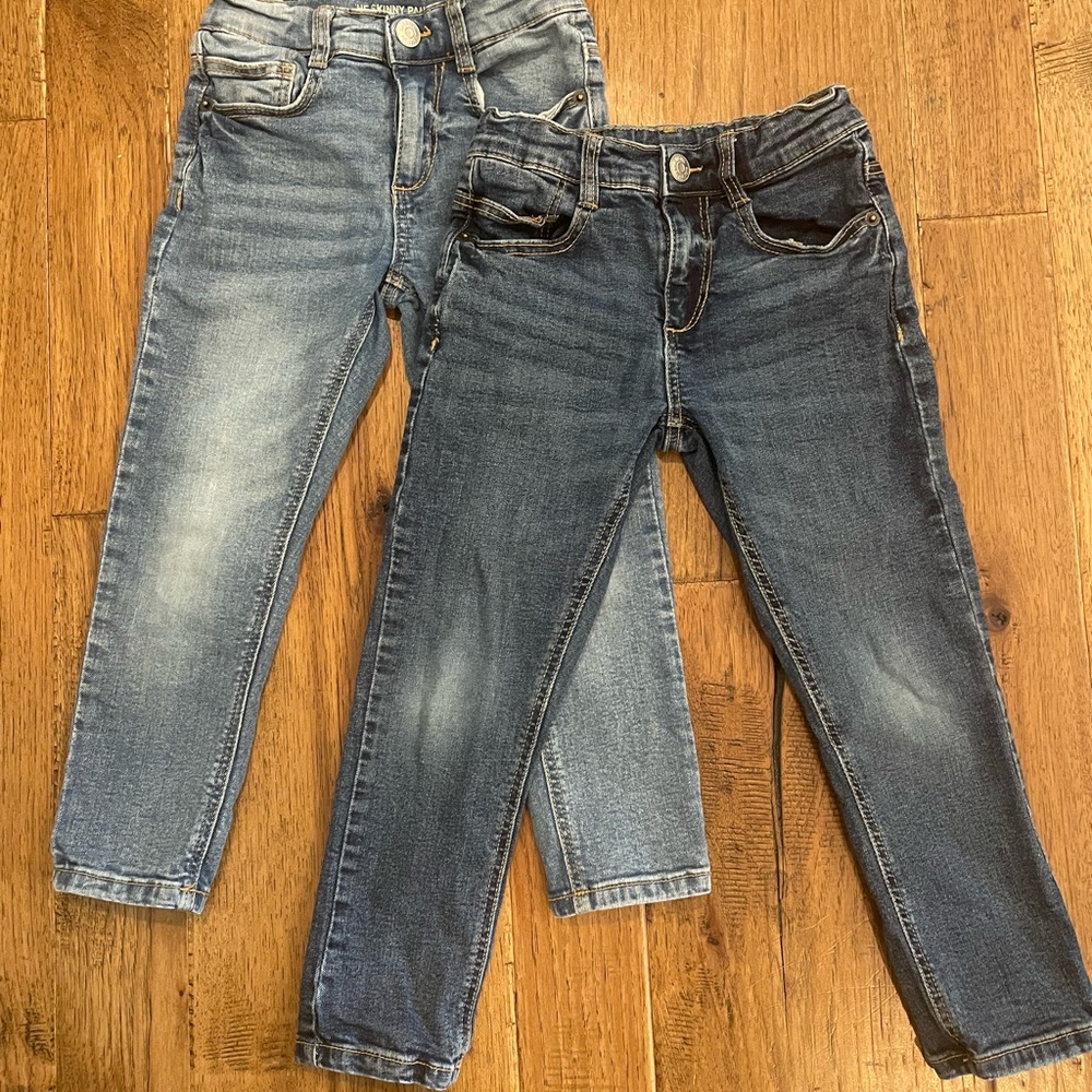 Zara Kids Jeans - Light Blue and Dark Blue - “the skinny pant”